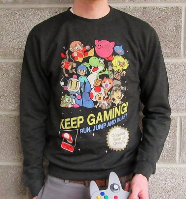 Keep Gaming Black Heather Sweater Keep Gaming Black Heather Sweater