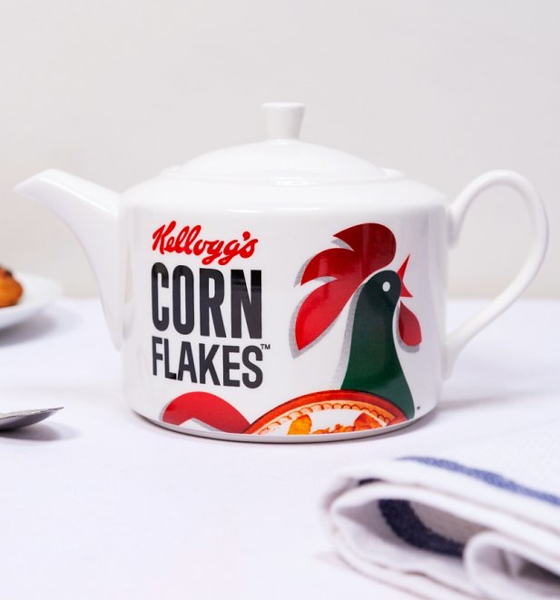 Kellogg's Corn Flakes Porcelain Teapot Kellogg's Corn Flakes Porcelain Teapot