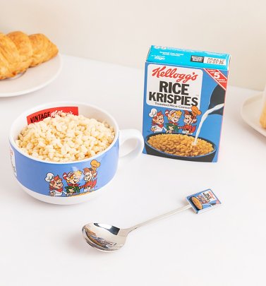 Kellogg's Rice Krispies Bowl Mug & Spoon Set Kellogg's Rice Krispies Bowl Mug & Spoon Set
