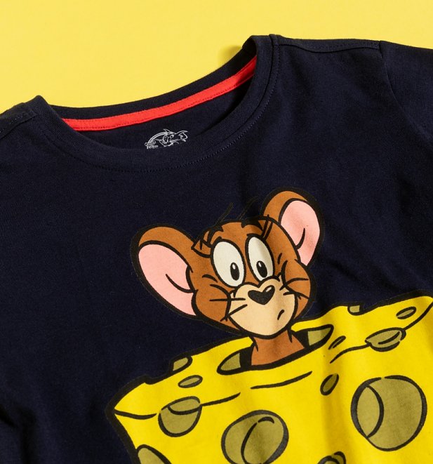 Kids Navy Tom and Jerry Mini Me T-Shirt from Difuzed