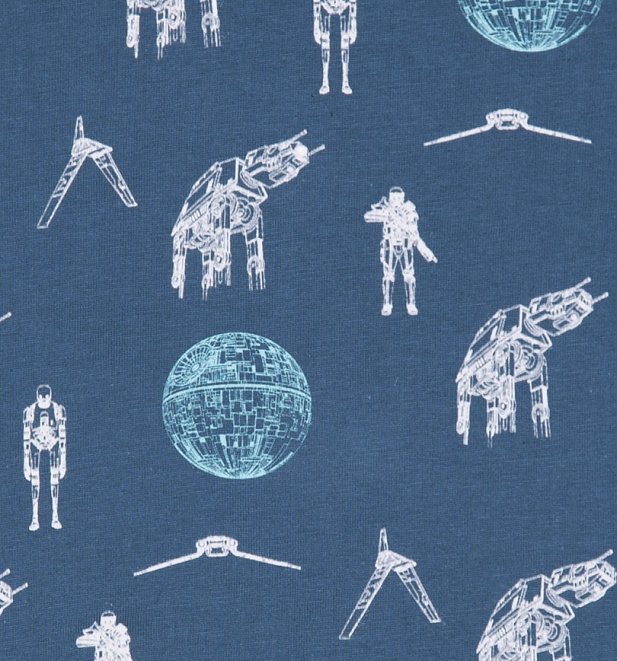 Kids Star Wars Rogue One Repeat Print T-Shirt from Fabric Flavours Kids Star Wars Rogue One Repeat Print T-Shirt from Fabric Flavours
