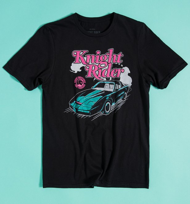 Knight Rider Vintage KITT Black T-Shirt