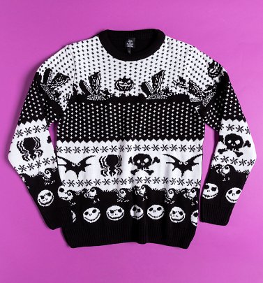 Knitted Disney Nightmare Before Christmas Fairisle Christmas Jumper Knitted Disney Nightmare Before Christmas Fairisle Christmas Jumper