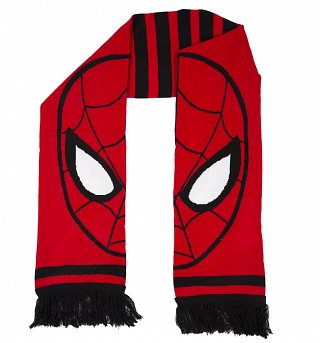 Knitted Red Marvel Comics Spider-Man Scarf Knitted Red Marvel Comics Spider-Man Scarf