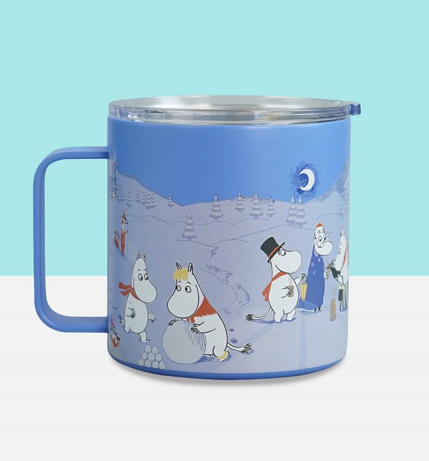 Limited Edition Moomin 80th Anniversary Winter Metal Travel Mug