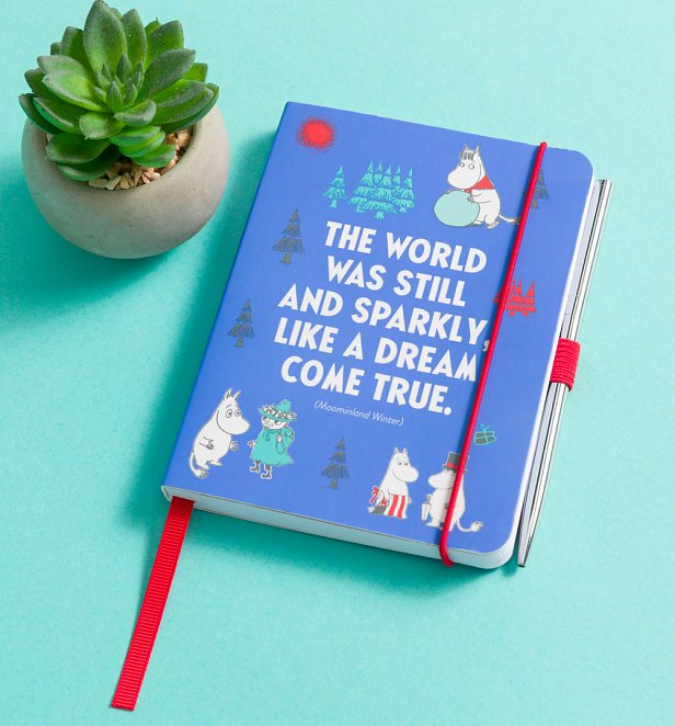 Limited Edition Moomin 80th Anniversary Winter A6 Notebook and Pen Limited Edition Moomin 80th Anniversary Winter A6 Notebook and Pen