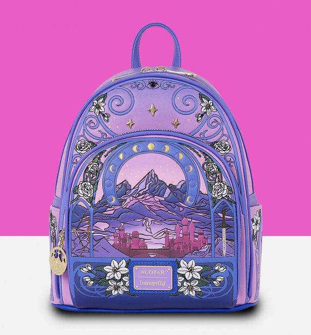 Loungefly ACOTAR Night Court Ramiel Mountain Mini Backpack