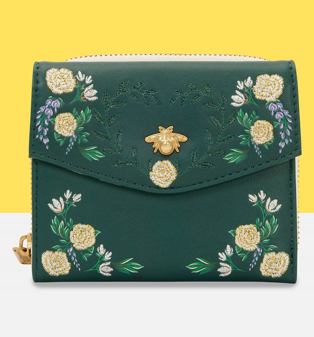 Loungefly Bridgerton Floral Zip Around Wallet