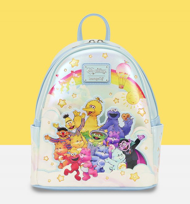Loungefly Care Bears x Sesame Street Mini Backpack Loungefly Care Bears x Sesame Street Mini Backpack
