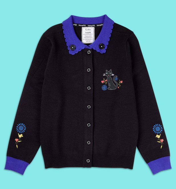 Loungefly Coraline Cat Dragonfly Collared Cardigan