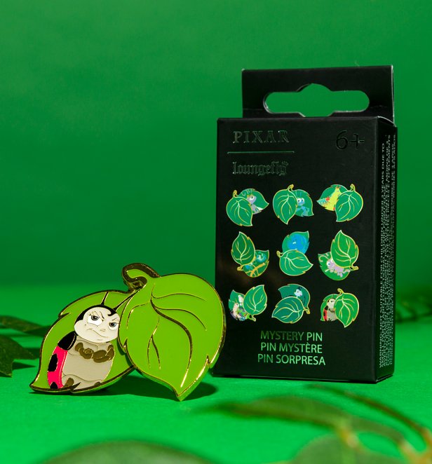 Loungefly Disney A Bugs Life Characters Sliding Leaf Blind Box Pins
