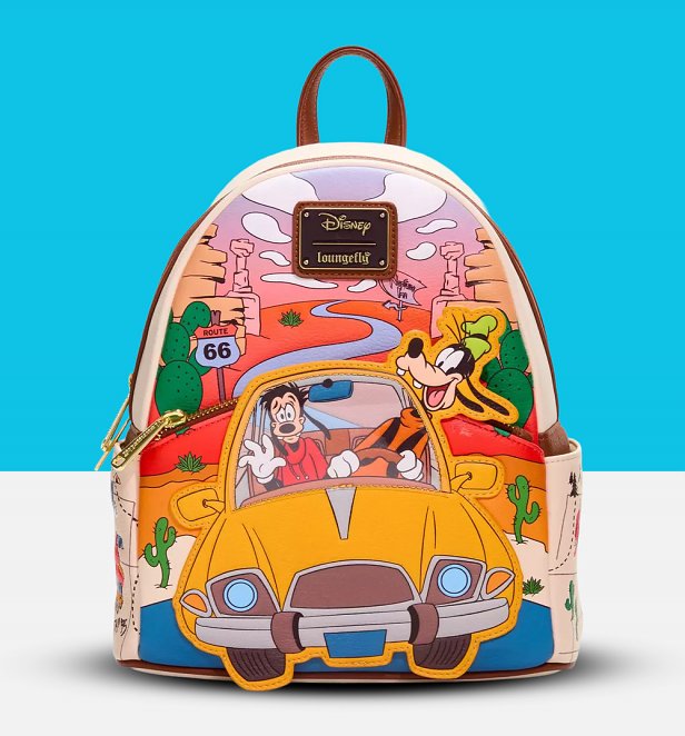 Loungefly Disney A Goofy Movie Road Trip Scene Mini Backpack Loungefly Disney A Goofy Movie Road Trip Scene Mini Backpack