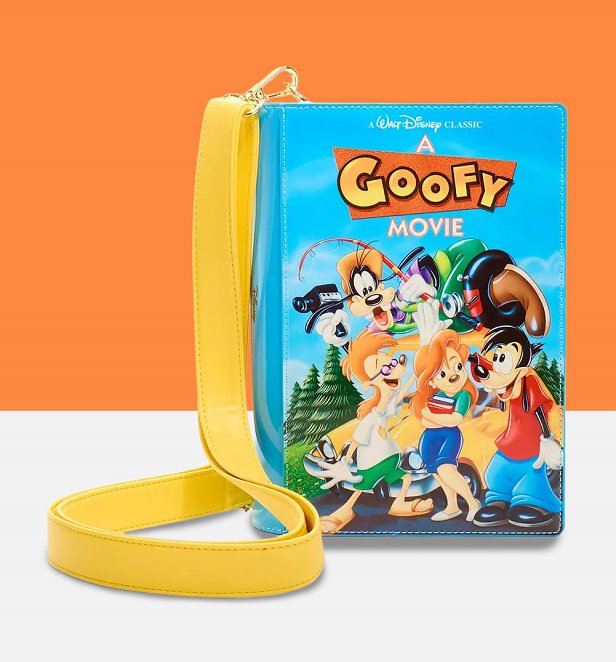 Loungefly Disney A Goofy Movie VHS Tape Figural Crossbody Bag
