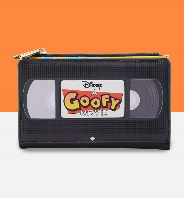 Loungefly Disney A Goofy Movie VHS Tape Figural Wallet Loungefly Disney A Goofy Movie VHS Tape Figural Wallet