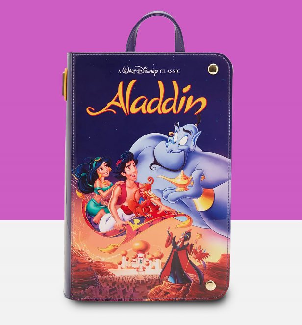 Loungefly Disney Aladdin VHS Mini Backpack Loungefly Disney Aladdin VHS Mini Backpack