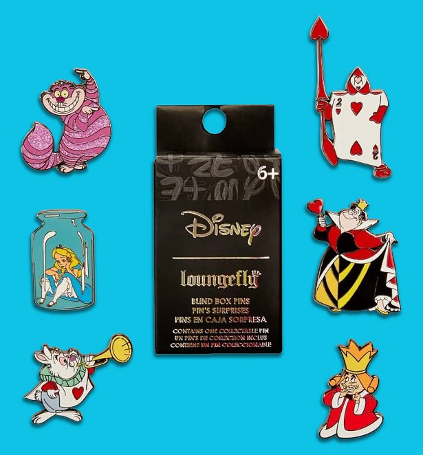Loungefly Disney Alice In Wonderland Mystery Box Pin Loungefly Disney Alice In Wonderland Mystery Box Pin