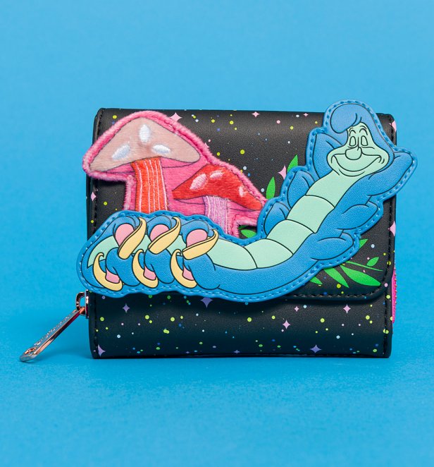 Loungefly Disney Alice In Wonderland Neon Caterpillar Wallet