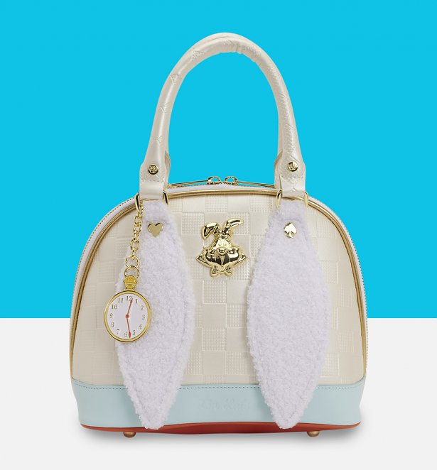 Loungefly Disney Alice In Wonderland White Rabbit Handbag