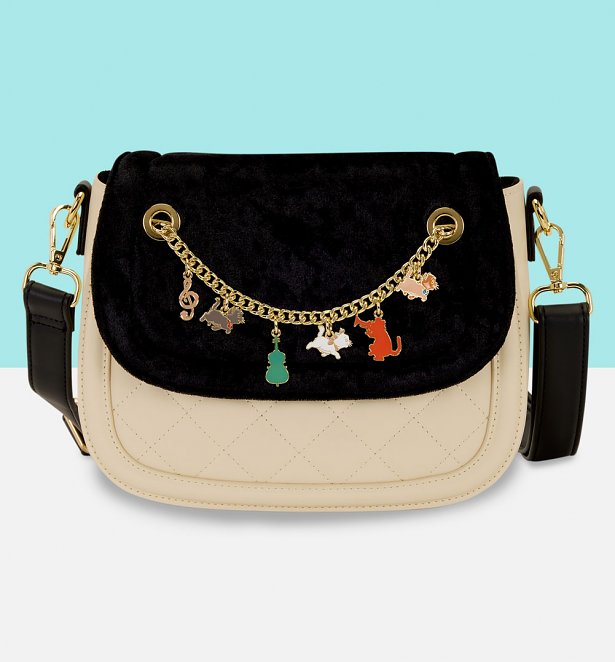 Loungefly Disney Aristocats Charm Crossbody Bag