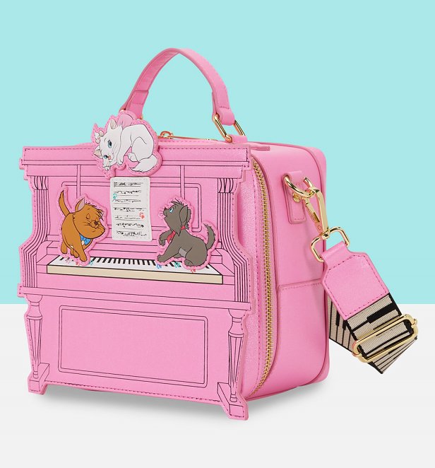 Loungefly Disney Aristocats Figural Piano Crossbody Bag