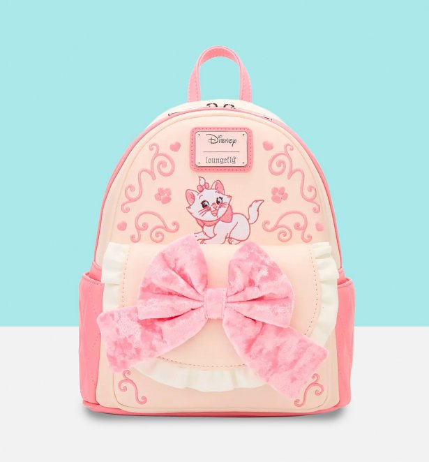 Loungefly Disney Aristocats Marie Front Bow Mini Backpack