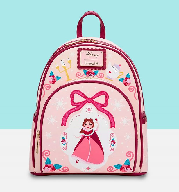 Loungefly Disney Beauty And The Beast Snowflake Mini Backpack Loungefly Disney Beauty And The Beast Snowflake Mini Backpack