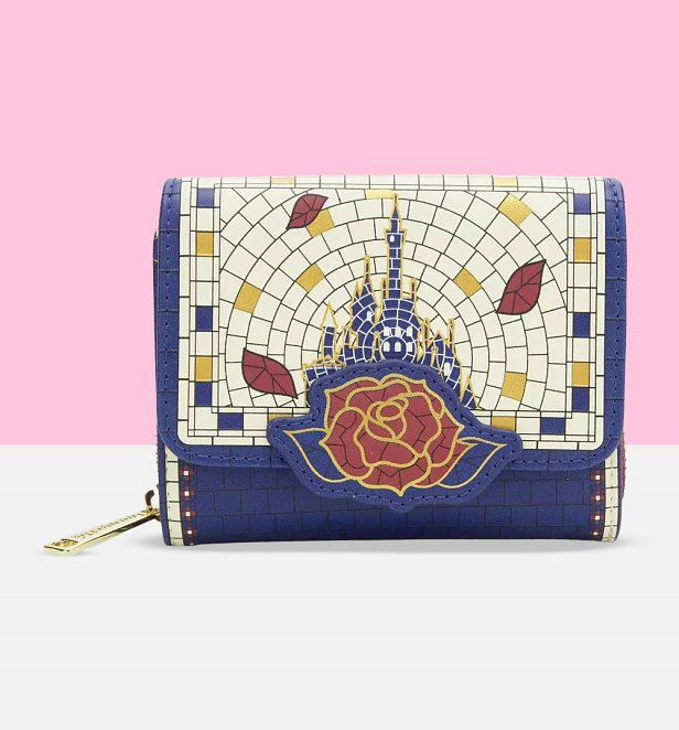 Loungefly Disney Beauty and the Beast Tile Wallet Loungefly Disney Beauty and the Beast Tile Wallet