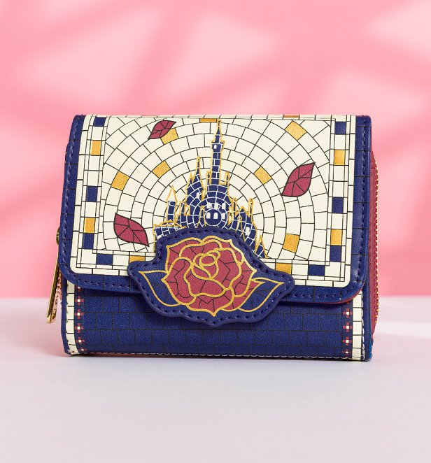 Loungefly Disney Beauty and the Beast Tile Wallet Loungefly Disney Beauty and the Beast Tile Wallet