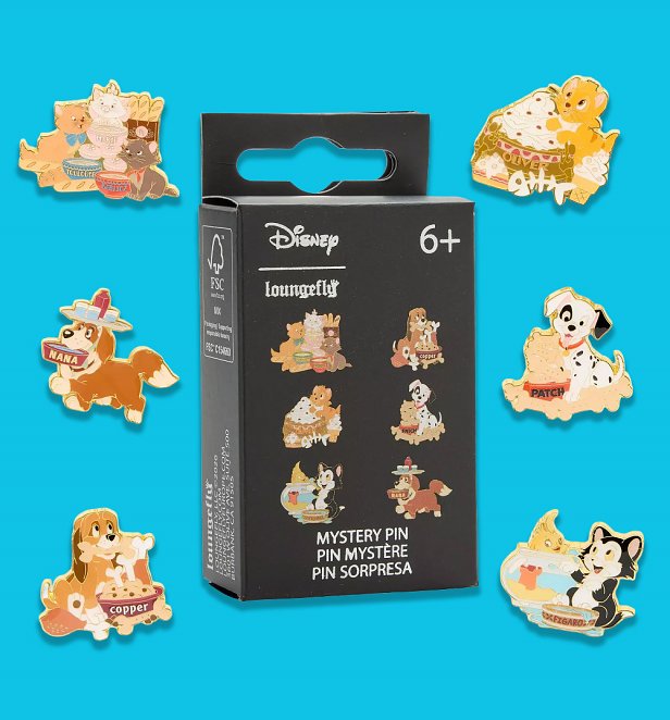 Loungefly Disney Cats & Dogs Treats Mystery Box Pin Loungefly Disney Cats & Dogs Treats Mystery Box Pin