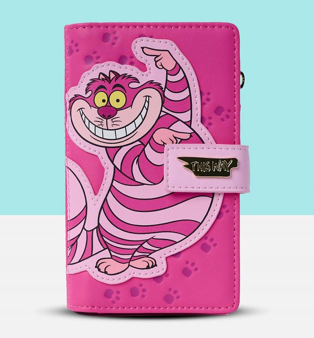 Loungefly Disney Cheshire Cat Snap Wallet Loungefly Disney Cheshire Cat Snap Wallet