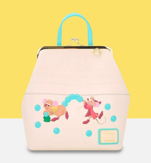 Loungefly Disney Cinderella Gus Gus Beaded Mini Backpack