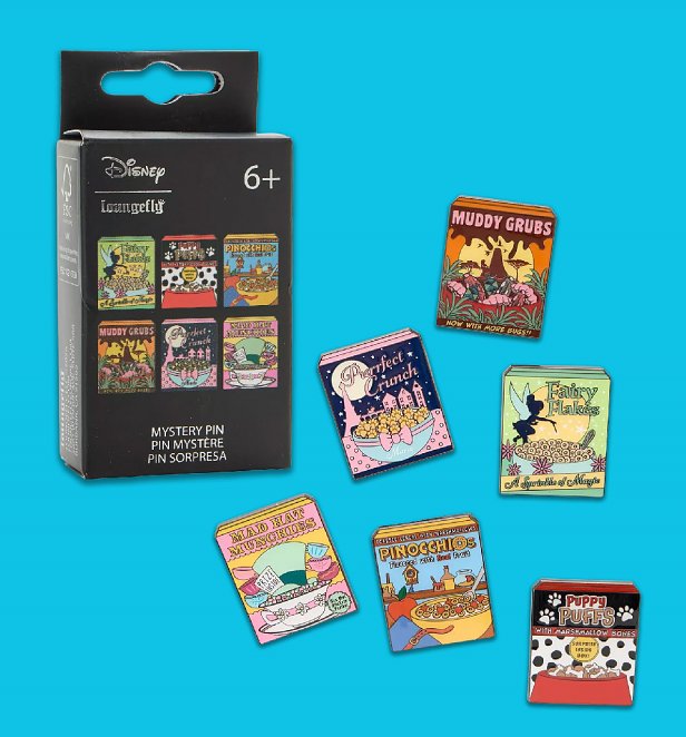 Loungefly Disney Classics Cereal Boxes Mystery Box Pin Loungefly Disney Classics Cereal Boxes Mystery Box Pin