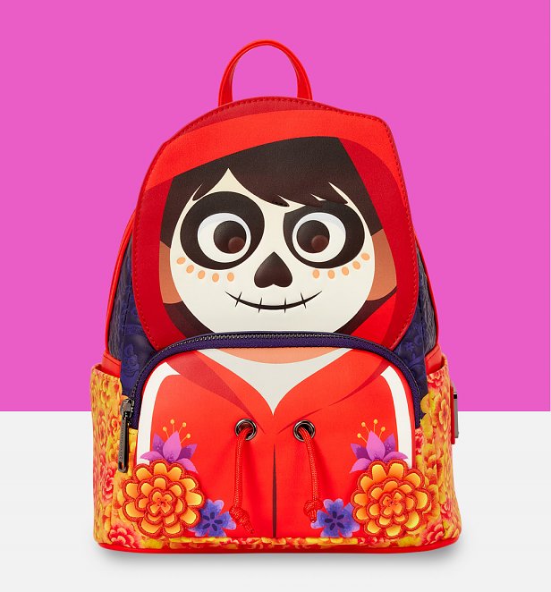 Loungefly Disney Coco Miguel Dia de los Muertos Cosplay Mini Backpack Loungefly Disney Coco Miguel Dia de los Muertos Cosplay Mini Backpack