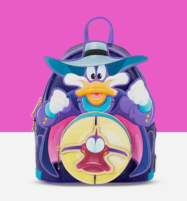 Loungefly Disney Darkwing Duck Glow In The Dark Mini Backpack Loungefly Disney Darkwing Duck Glow In The Dark Mini Backpack