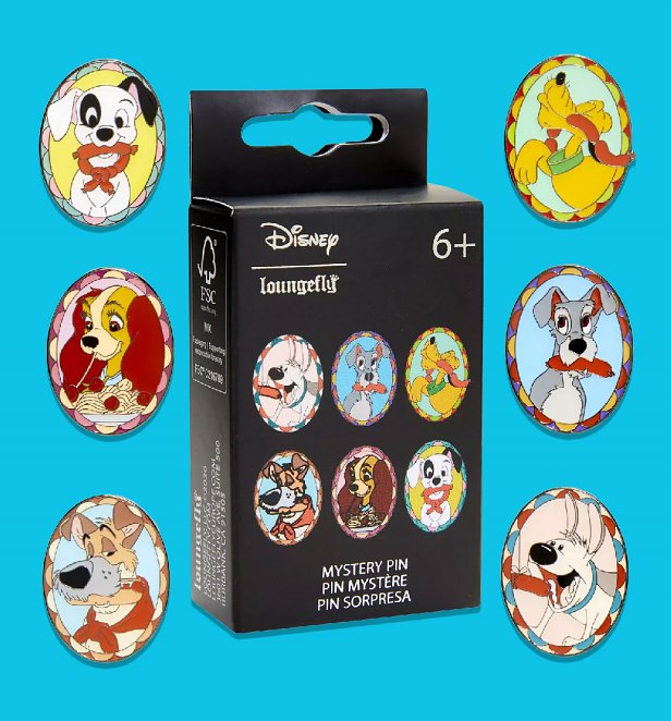 Loungefly Disney Dogs Dinner Mystery Box Pin Loungefly Disney Dogs Dinner Mystery Box Pin