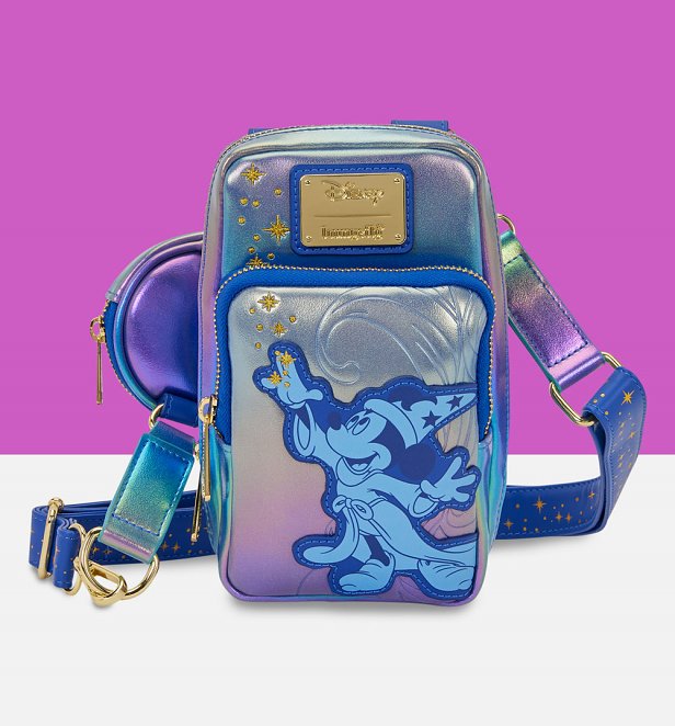 Loungefly Disney Fantasia Crossbody Sling Bag Loungefly Disney Fantasia Crossbody Sling Bag