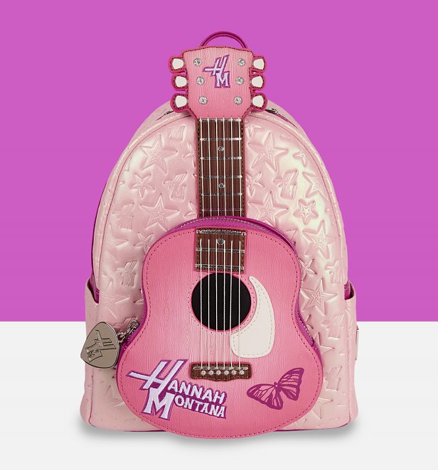 Loungefly Disney Hannah Montana Guitar Mini Backpack Loungefly Disney Hannah Montana Guitar Mini Backpack