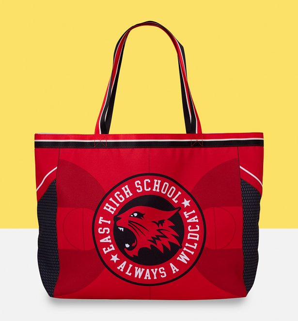 Loungefly Disney High School Musical Wildcats Canvas Tote Bag Loungefly Disney High School Musical Wildcats Canvas Tote Bag