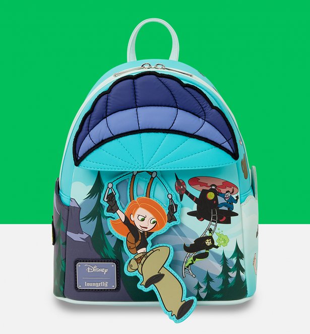 Loungefly Disney Kim Possible Paragliding Mini Backpack Loungefly Disney Kim Possible Paragliding Mini Backpack