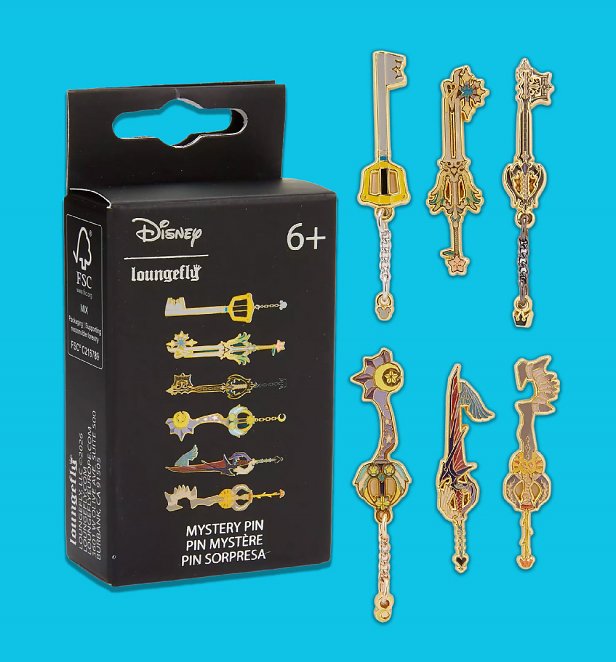 Loungefly Disney Kingdom Hearts Key Mystery Box Pin Loungefly Disney Kingdom Hearts Key Mystery Box Pin