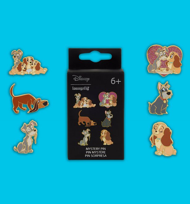 Loungefly Disney Lady and the Tramp Mystery Box Pin Loungefly Disney Lady and the Tramp Mystery Box Pin