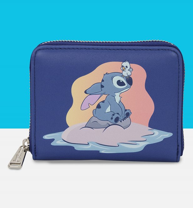Loungefly Disney Lilo And Stitch Animal Friends Zip Around Wallet