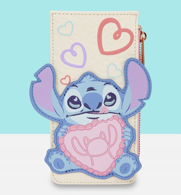 Loungefly Disney Lilo & Stitch Be Mine Large Card Holder