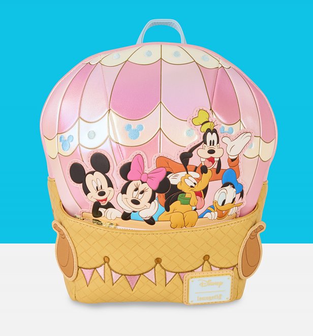 Loungefly Disney Mickey And Friends Figural Hot Air Balloon Mini Backpack Loungefly Disney Mickey And Friends Figural Hot Air Balloon Mini Backpack