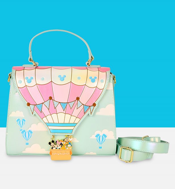 Loungefly Disney Mickey And Friends Hot Air Balloon Crossbody Bag Loungefly Disney Mickey And Friends Hot Air Balloon Crossbody Bag
