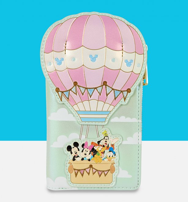 Loungefly Disney Mickey And Friends Hot Air Balloon Wallet Loungefly Disney Mickey And Friends Hot Air Balloon Wallet