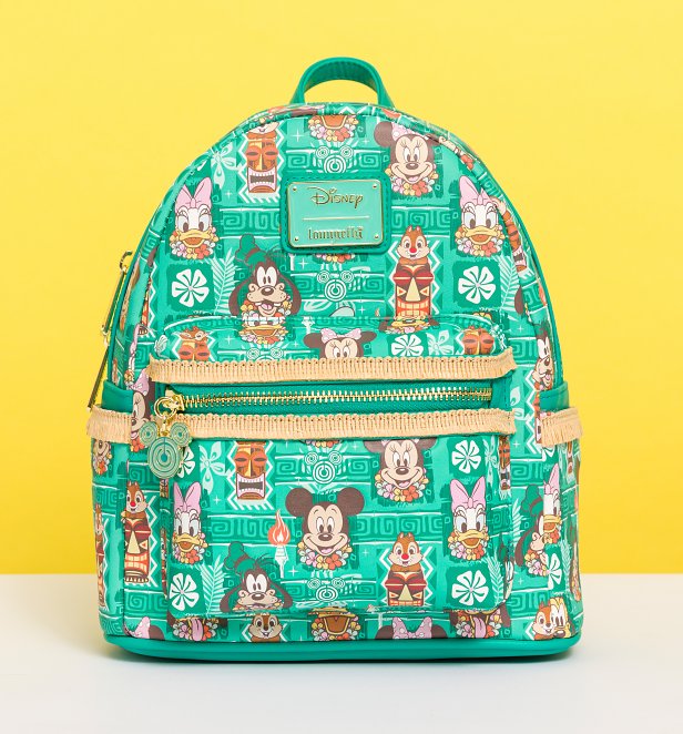 Loungefly Disney Mickey And Friends Tiki Mini Backpack Loungefly Disney Mickey And Friends Tiki Mini Backpack