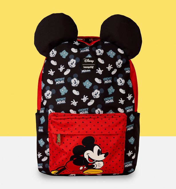 Loungefly Disney Mickey Mouse Nylon Full Size Backpack Loungefly Disney Mickey Mouse Nylon Full Size Backpack