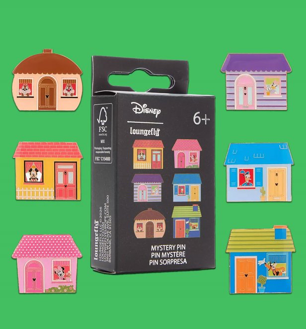 Loungefly Disney Mickey and Friends House Mystery Box Pin