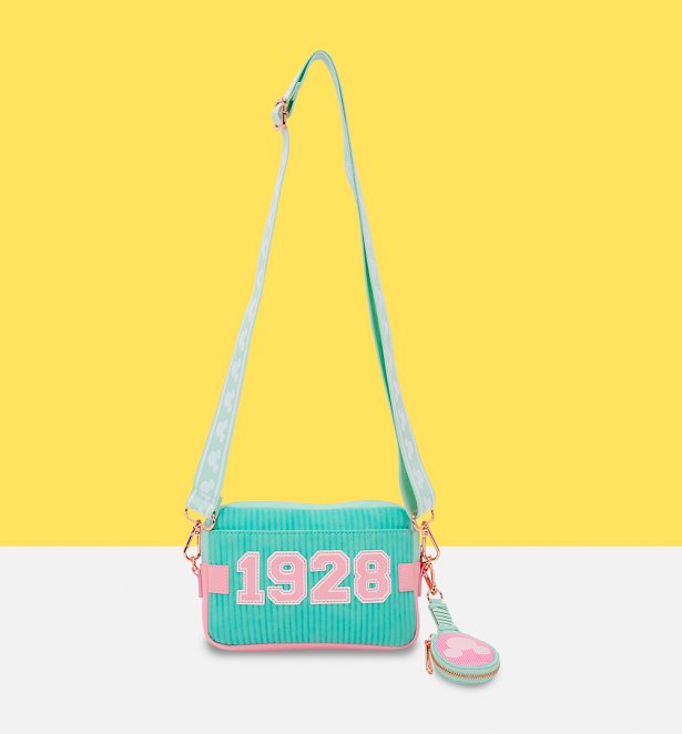 Loungefly Disney Mickey and Friends Tennis Sling Crossbody Bag With Coin Bag